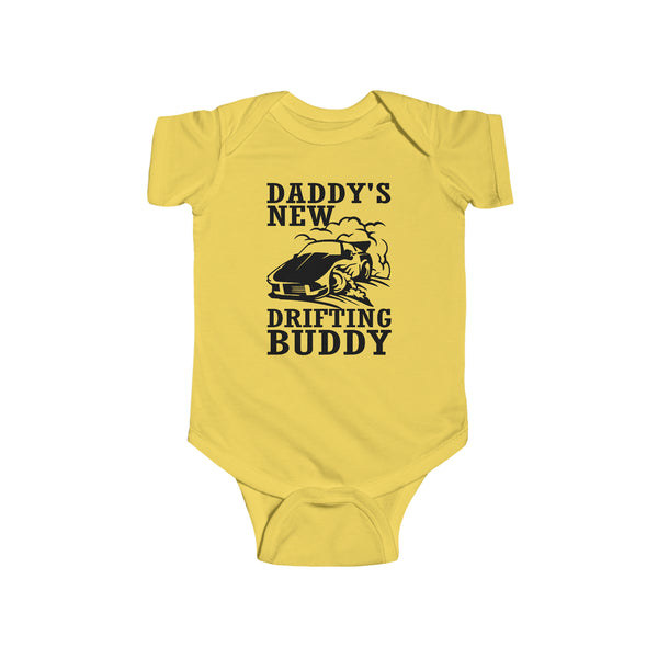 Daddy's New Drifting Buddy Baby Bodysuit