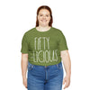 50th Birthday Tee for Women, Fifty-Licious