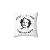 Blow it Out Your Tubenburbles Pillow, Funny Betty White Gift, Rose Nylund Golden Girls Fan Pillow