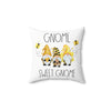 Gnome Sweet Gnome Throw Pillow - Gnome Lovers Gift - Bees and Gnomes - Honeybee Pillow - Bee Lovers - Gnome Decor - Home Sweet Home