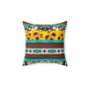 Southwestern Aztec Print Pillow with Insert, Navajo Indian Boho Pillow, Decorative Native American Throw Pillow, Unique Tribal Pillow