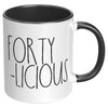 40th Birthday Gift for Women, Fortylicious, Funny Birthday Mug, Cute Gift for Her, 40 Years Old, 40th Bday, Born in 1984