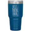 Best Papa Ever 30 oz Engraved Tumbler, Papa Gift, Grandparents Day, Gift from Granddaughter, Gift from Grandson, Grandpa Cup, Papa Tumbler