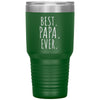 Best Papa Ever 30 oz Engraved Tumbler, Papa Gift, Grandparents Day, Gift from Granddaughter, Gift from Grandson, Grandpa Cup, Papa Tumbler