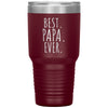 Best Papa Ever 30 oz Engraved Tumbler, Papa Gift, Grandparents Day, Gift from Granddaughter, Gift from Grandson, Grandpa Cup, Papa Tumbler