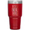 Best Papa Ever 30 oz Engraved Tumbler, Papa Gift, Grandparents Day, Gift from Granddaughter, Gift from Grandson, Grandpa Cup, Papa Tumbler