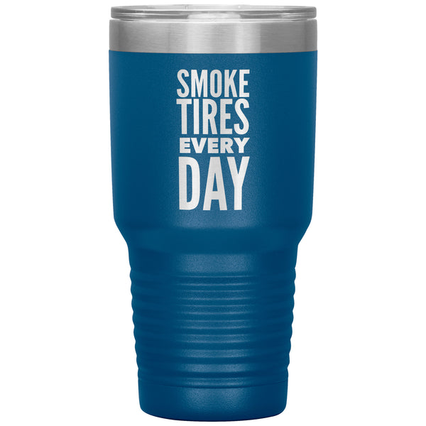 Smoke Tires Every Day, Polar Camel 30 oz Tumbler, Drifting Gift, Race Car Driver Gift, Racing Gift, Drifter Gift