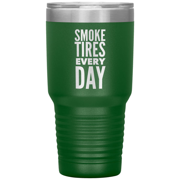Smoke Tires Every Day, Polar Camel 30 oz Tumbler, Drifting Gift, Race Car Driver Gift, Racing Gift, Drifter Gift
