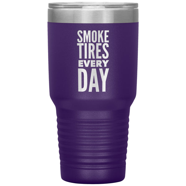 Smoke Tires Every Day, Polar Camel 30 oz Tumbler, Drifting Gift, Race Car Driver Gift, Racing Gift, Drifter Gift